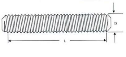 M4 - M42 B7 rosqueou Rod de aço, Rod rosqueado galvanizado na cor lisa