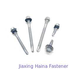 SUS304+410 Ruspert Hex Flange Head Self Drilling Bi Metal Screw