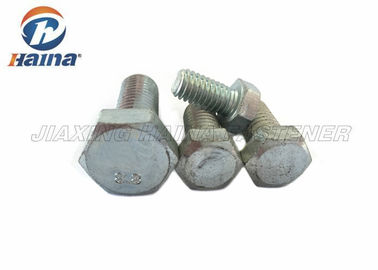 A linha completa chapeada do aço carbono de DIN933 M16 Gr.8.8 zinco azul encanta o parafuso