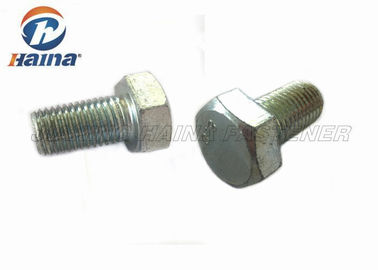 A linha completa chapeada do aço carbono de DIN933 M16 Gr.8.8 zinco azul encanta o parafuso
