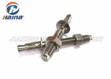 Cunha 304 316 de aço inoxidável através da âncora resistente dos parafusos SS316 M12x120