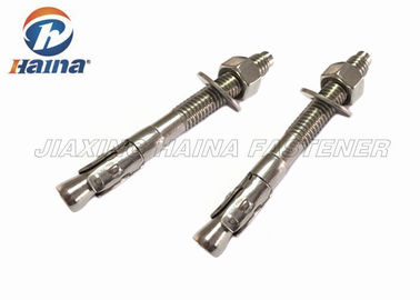 Cunha 304 316 de aço inoxidável através da âncora resistente dos parafusos SS316 M12x120