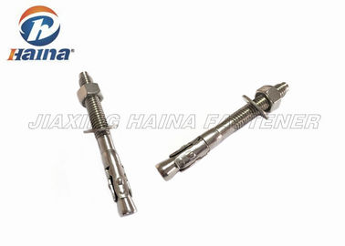 Cunha 304 316 de aço inoxidável através da âncora resistente dos parafusos SS316 M12x120