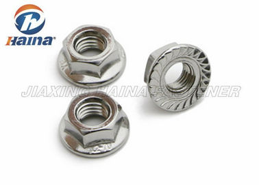 Porca de aço inoxidável da flange 316 304 M10 da cor lisa para construir