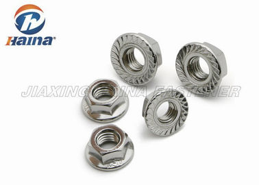 Porca de aço inoxidável da flange 316 304 M10 da cor lisa para construir