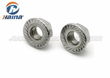 Porca de aço inoxidável da flange 316 304 M10 da cor lisa para construir