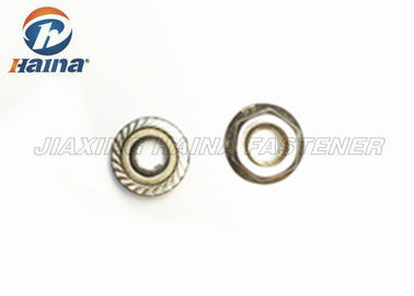 Porca de aço inoxidável da flange 316 304 M10 da cor lisa para construir