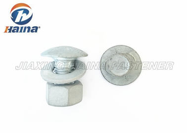 O ombro oval encanta os parafusos de aço galvanizados os parafusos do corrimão M18 da cabeça com porca