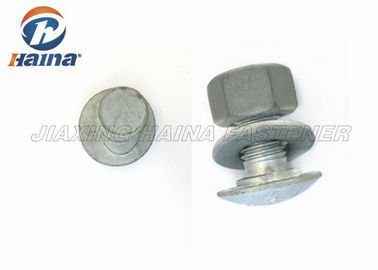 O ombro oval encanta os parafusos de aço galvanizados os parafusos do corrimão M18 da cabeça com porca