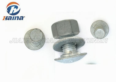 O ombro oval encanta os parafusos de aço galvanizados os parafusos do corrimão M18 da cabeça com porca