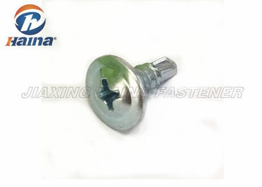 Parafusos de furo do auto grosseiro principal liso branco da linha do aço carbono do HDG da cor