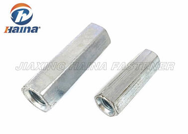 O aço suave encanta as porcas de acoplamento longas Nuts M6 do hexágono da cabeça - M36 para construir