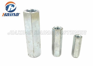 O aço suave encanta as porcas de acoplamento longas Nuts M6 do hexágono da cabeça - M36 para construir