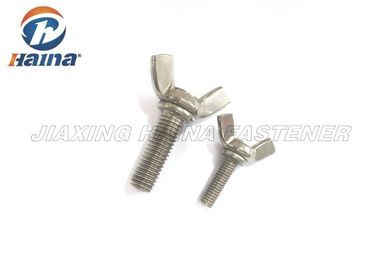 Passo fino de aço inoxidável Wing Bolt da linha do sistema métrico de A4 80 M8 M10 M12