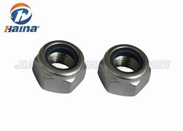 304 Thead métrico de aço inoxidável de DIN985 DIN982 para encantar as contraporcas de nylon inserir