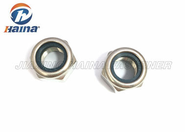 O Passivation 304 316 DIN985 de aço inoxidável encanta as contraporcas de nylon inserir