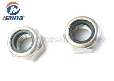 O Passivation 304 316 DIN985 de aço inoxidável encanta as contraporcas de nylon inserir