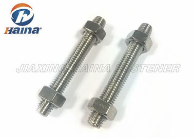 M8x60mm 316 A4 304 de aço inoxidável toda a barra e porcas inteiramente rosqueadas