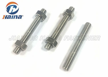 M8x60mm 316 A4 304 de aço inoxidável toda a barra e porcas inteiramente rosqueadas