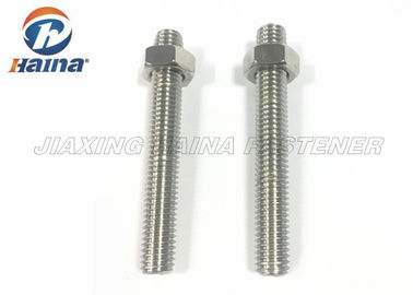 M8x60mm 316 A4 304 de aço inoxidável toda a barra e porcas inteiramente rosqueadas