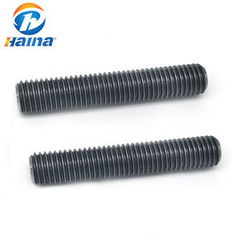 Os parafusos lisos do parafuso prisioneiro da cor do aço carbono Gr10.9 B7 ASTM rosquearam inteiramente Rod Bar