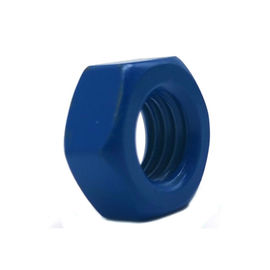 Ss304/316 pesados de aço inoxidável encantam a porca Telfon azul chapeado zinco DIN933