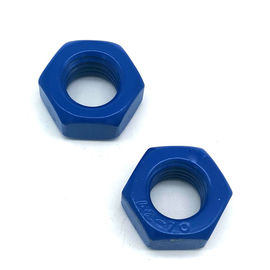 Ss304/316 pesados de aço inoxidável encantam a porca Telfon azul chapeado zinco DIN933