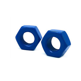Ss304/316 pesados de aço inoxidável encantam a porca Telfon azul chapeado zinco DIN933
