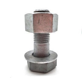 mergulho quente do aço carbono galvanizado para encantar os parafusos principais e as porcas com arruela