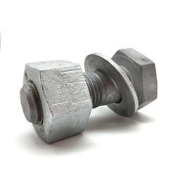 mergulho quente do aço carbono galvanizado para encantar os parafusos principais e as porcas com arruela