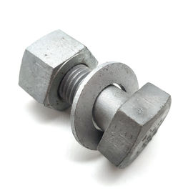 mergulho quente do aço carbono galvanizado para encantar os parafusos principais e as porcas com arruela