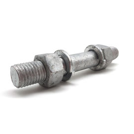 A categoria 5,8 6,8 dobro de M16 M20 HDG termina os parafusos e porcas métricos do parafuso prisioneiro