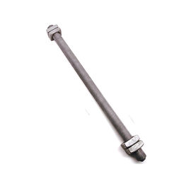Aço carbono da extremidade do dobro do HDG 4,8 5,8 parafusos para a torre e o hardware