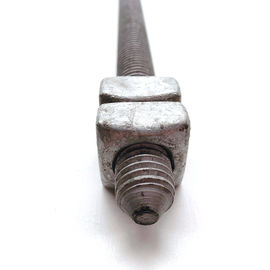 Aço carbono da extremidade do dobro do HDG 4,8 5,8 parafusos para a torre e o hardware