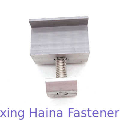 A braçadeira de alumínio meados de da montagem de painel solar com encanta o parafuso de tampão da cabeça de soquete