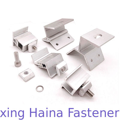 Braçadeira solar solar do suporte do módulo do painel solar do telhado da emenda do suporte com parafuso