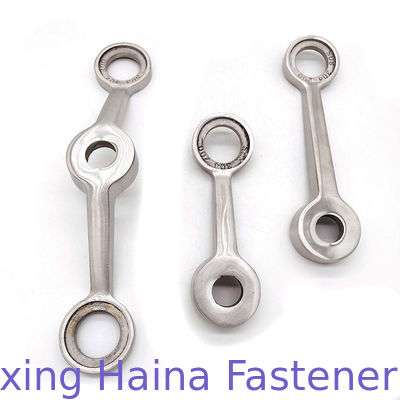 304 316 de aço inoxidável uma aranha de vidro do braço para o encaixe de parede da cortina