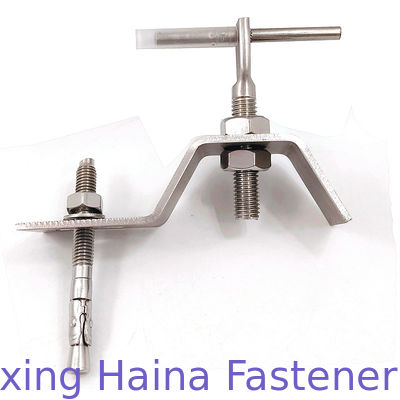 Âncora lisa de aço inoxidável do intradorso do revestimento da pedra da parede de cortina de SS304 SS316