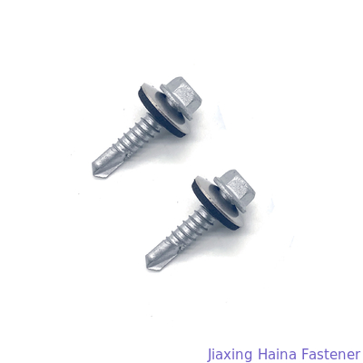 SUS304+410 Ruspert Hex Flange Head Self Drilling Bi Metal Screw