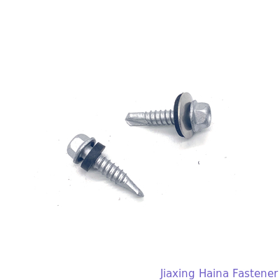 SUS304+410 Ruspert Hex Flange Head Self Drilling Bi Metal Screw