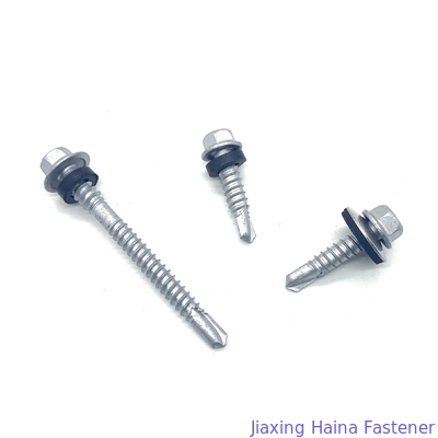 SUS304+410 Ruspert Hex Flange Head Self Drilling Bi Metal Screw