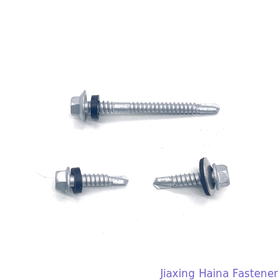 SUS304+410 Ruspert Hex Flange Head Self Drilling Bi Metal Screw