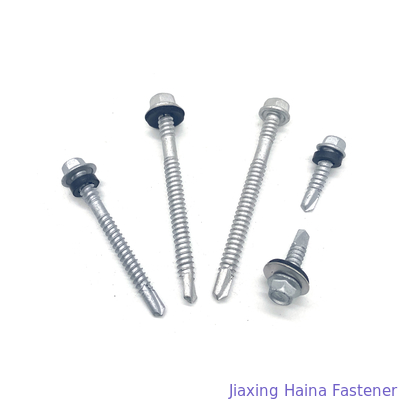 SUS304+410 Ruspert Hex Flange Head Self Drilling Bi Metal Screw