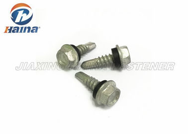 Free Samples Alloy Steel Hot Dip Galvanized Self Drilling Screws and EPDM Washer